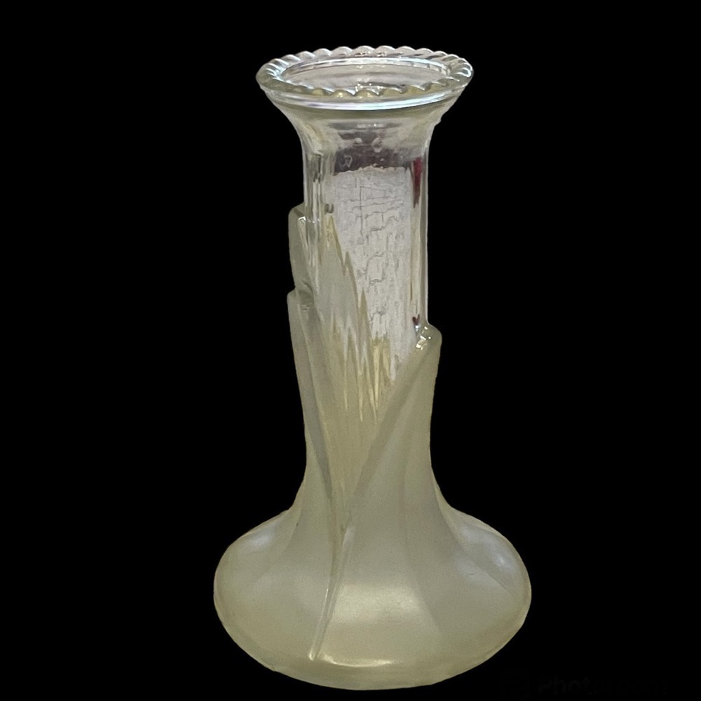 Colonial Candle of Cape Cod Glass Candle Holder